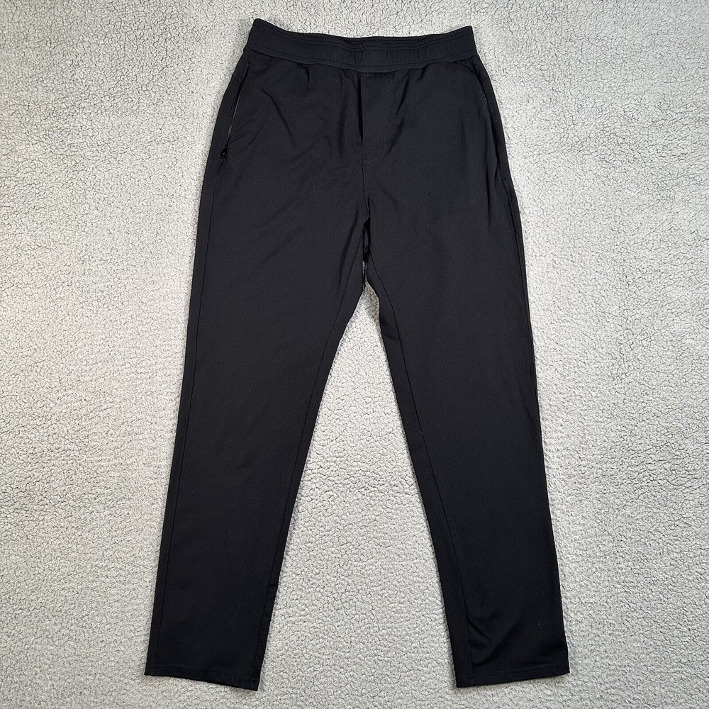Public Rec Pants Mens 30x34 Black‎ All Day Everyday Casual Preppy Stretch Logo